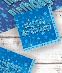 Blue Star Happy Birthday Party Supplies | Balloon | Decoration | Pack